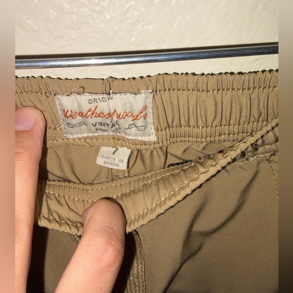 Weatherproof Vintage Boys’ Khaki Shorts - Picture 3 of 4